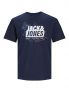 JACK&JONES MAP LOGO - BLU - 1