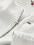 TOMMY H. CROP ZIP - ECRU' - 2