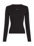 TOMMY H SLIM RIB LS - NERO - 1