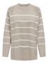 JDY SARA LS STRIPE - BEIGE - 0