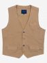 GIANNI LUPO GILET - CAMEL - 0