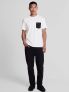 LYLE&SCOTT T-SHIRT - BIANCO-NERO - 4