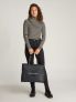 CK SCULPTED TOTE34 - NERO - 1