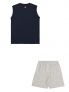 CHAMPION B. T-SH+SHO - BLU-GRIGIO - 1