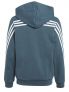 ADIDAS B. FELPA ZIP - PETROLIO - 2