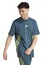 ADIDAS T-SHIRT MM - PETROLIO - 4