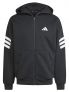 ADIDAS FELPA FZ - NERO - 1
