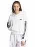 ADIDAS FELPA 1/2 ZIP - BIANCO - 0