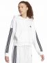 ADIDAS FELPA 1/2 ZIP - BIANCO - 3