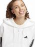 ADIDAS FELPA 1/2 ZIP - BIANCO - 4