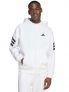ADIDAS FELPA ZIP+CAP - BIANCO - 0
