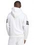 ADIDAS FELPA ZIP+CAP - BIANCO - 2