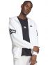 ADIDAS FELPA ZIP+CAP - BIANCO - 3