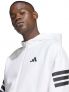 ADIDAS FELPA ZIP+CAP - BIANCO - 5