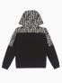 EA7 FELPA ZIP+CAPPUC - NERO - 1