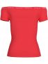 CK LOGO ELASTIC BARD - ROSSO - 3