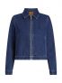 CK ZIP DENIM JACKET - JEANS SCURO - 1