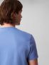 CK BADGE 30S JERSEY - AZZURRO - 3