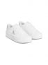 CK VULC FLATF LTH - BIANCO ARGENTO - 0